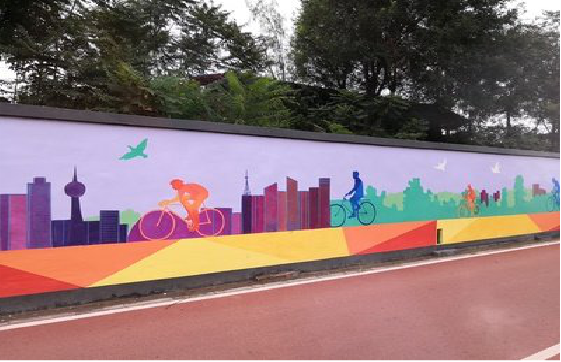 南涧墙体彩绘-围墙