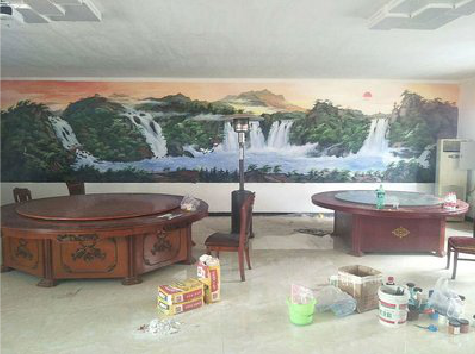 南涧墙绘-写实风景