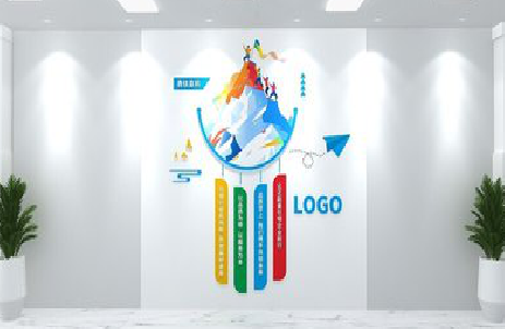 南涧公司企业形象墙的工艺材料有哪些？